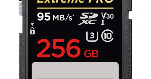 SanDisk 256GB Extreme PRO UHS I SDXC Memory Card V30 95mbs